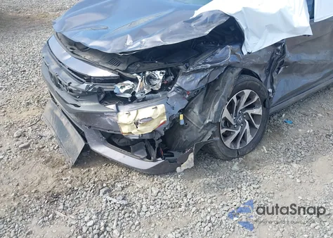 2017 Honda Civic Ex from USA, damaged, VIN 19XFC2F76HE012769